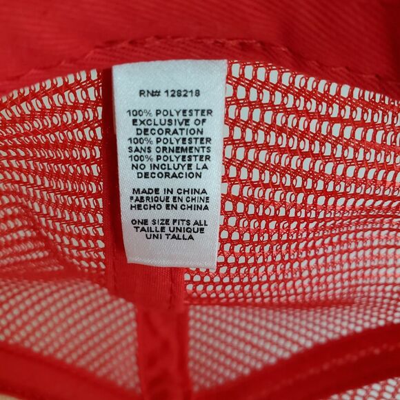 New Vintage Budweiser Foam Mesh Back Snapback Trucker Cap Hat Red Never WORN! - Picture 7 of 8